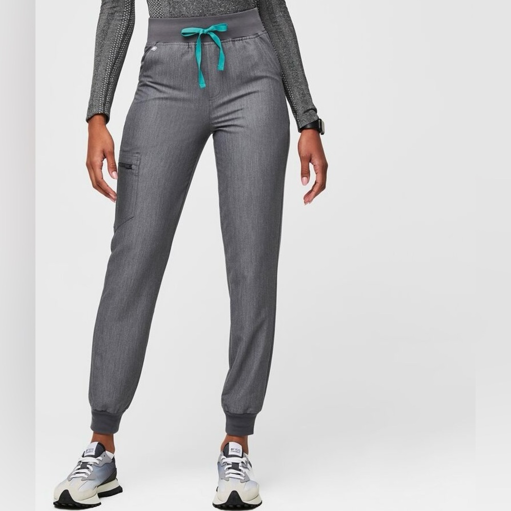 FIGS HIGH-WAISTED ZAMORA JOGGER GRAPHITE